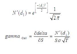 option gamma formula