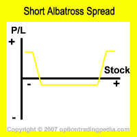 Short Albatross Spread Risk Graph